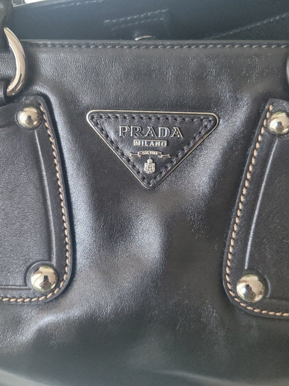PRADA Soft Calf Leather Black  Crossbody Bag - Picture 5 of 15